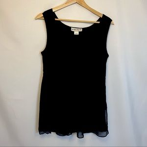 JAEGER Silk Black Tank